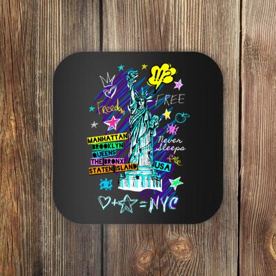 Statue of Liberty Cities of New York Coaster