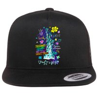 Statue of Liberty Cities of New York Flat Bill Trucker Hat