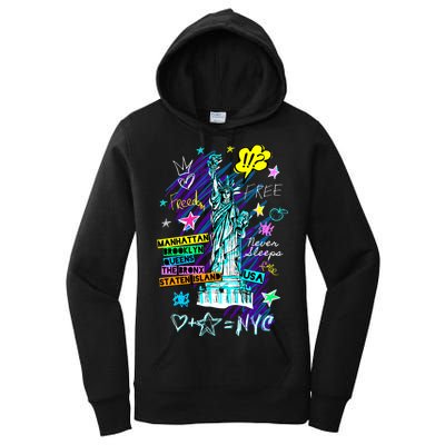 Statue of Liberty Cities of New York Women's Pullover Hoodie