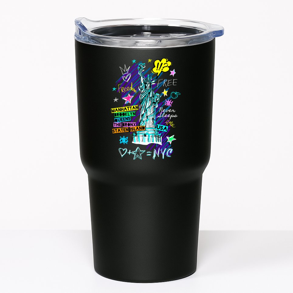Statue of Liberty Cities of New York Tumbler