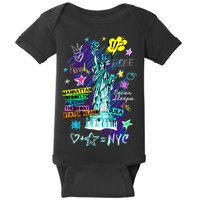 Statue of Liberty Cities of New York Baby Bodysuit