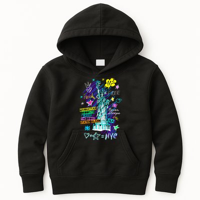 Statue of Liberty Cities of New York Kids Hoodie