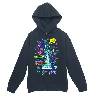 Statue of Liberty Cities of New York Urban Pullover Hoodie