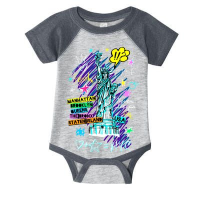 Statue of Liberty Cities of New York Infant Baby Jersey Bodysuit