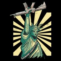 Statue Of Liberty Holding Gun Doggie Tank