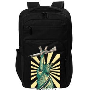 Statue Of Liberty Holding Gun Impact Tech Backpack