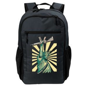 Statue Of Liberty Holding Gun Daily Commute Backpack