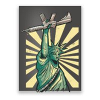 Statue Of Liberty Holding Gun Poster