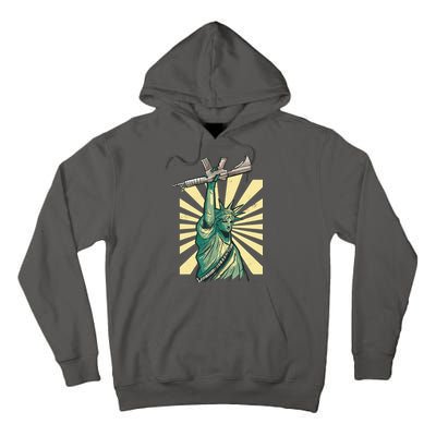 Statue Of Liberty Holding Gun Tall Hoodie