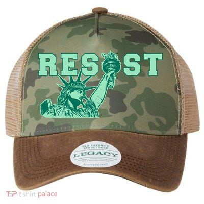 Statue of Liberty Resist Graphic Resistance Anti Trump Legacy Tie Dye Trucker Hat