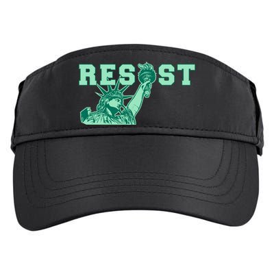 Statue of Liberty Resist Graphic Resistance Anti Trump Adult Drive Performance Visor