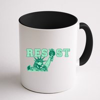 Statue of Liberty Resist Graphic Resistance Anti Trump Mug