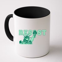 Statue of Liberty Resist Graphic Resistance Anti Trump Mug