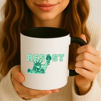 Statue of Liberty Resist Graphic Resistance Anti Trump Mug