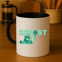 Statue of Liberty Resist Graphic Resistance Anti Trump Mug