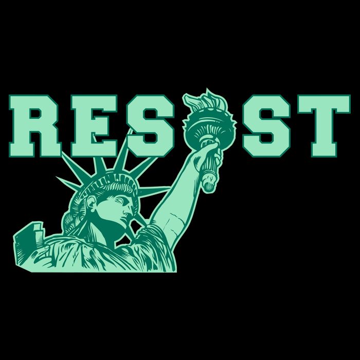 Statue of Liberty Resist Graphic Resistance Anti Trump Mug
