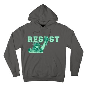 Statue of Liberty Resist Graphic Resistance Anti Trump Hoodie