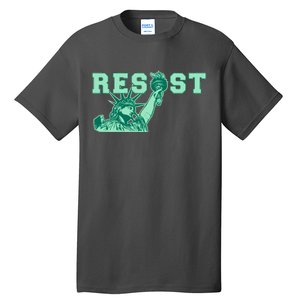 Statue of Liberty Resist Graphic Resistance Anti Trump Tall T-Shirt