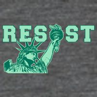 Statue of Liberty Resist Graphic Resistance Anti Trump Poster