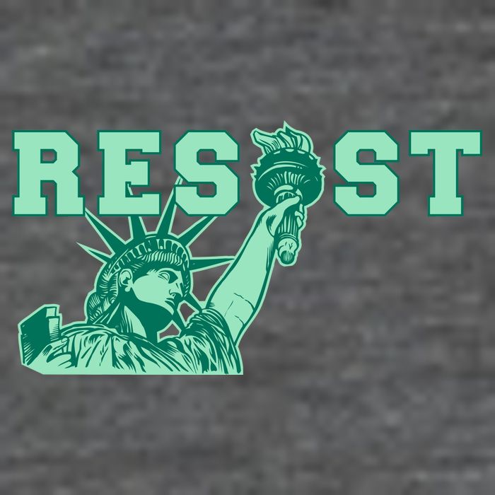 Statue of Liberty Resist Graphic Resistance Anti Trump Poster