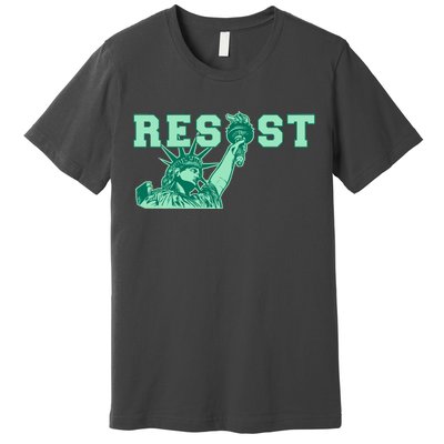 Statue of Liberty Resist Graphic Resistance Anti Trump Premium T-Shirt