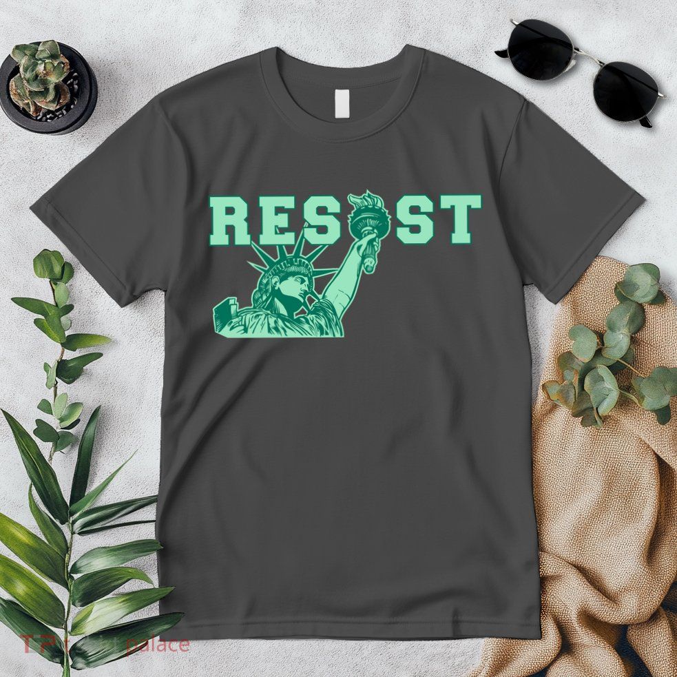 Statue of Liberty Resist Graphic Resistance Anti Trump Premium T-Shirt