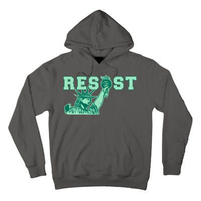 Statue of Liberty Resist Graphic Resistance Anti Trump Tall Hoodie