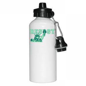 Statue of Liberty Resist Graphic Resistance Anti Trump Aluminum Water Bottle