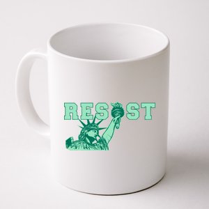 Statue of Liberty Resist Graphic Resistance Anti Trump Coffee Mug