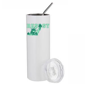 Statue of Liberty Resist Graphic Resistance Anti Trump Stainless Steel Tumbler