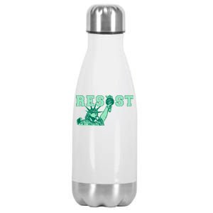 Statue of Liberty Resist Graphic Resistance Anti Trump Stainless Steel Insulated Water Bottle