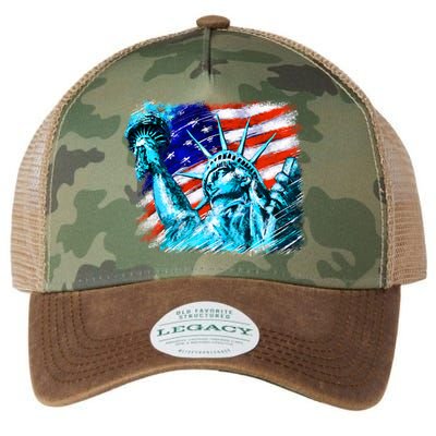 Statue Of Liberty USA Legacy Tie Dye Trucker Hat