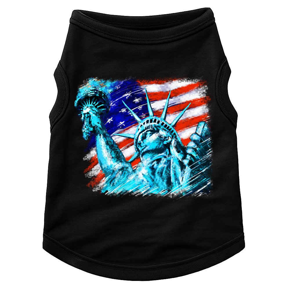 Statue Of Liberty USA Doggie Tank