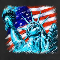 Statue Of Liberty USA Adult Drive Performance Visor