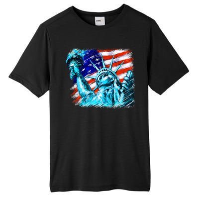 Statue Of Liberty USA Tall Fusion ChromaSoft Performance T-Shirt