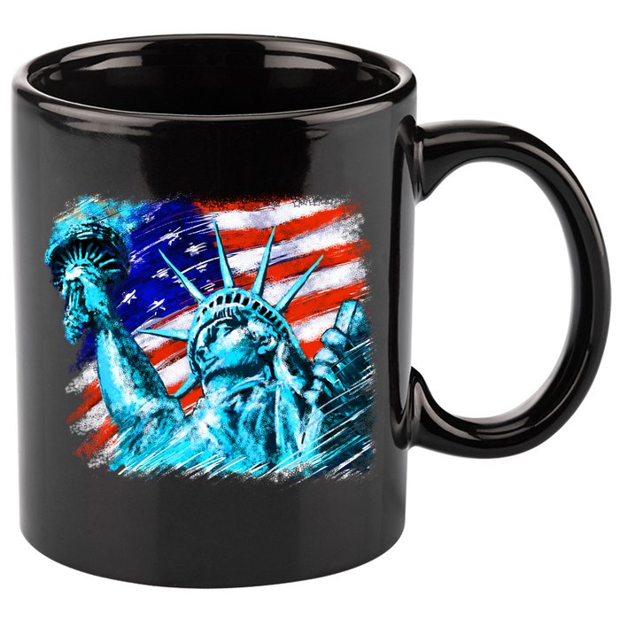 Statue Of Liberty USA 11oz C Handle Ceramic Mug