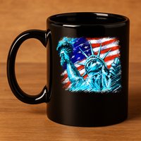 Statue Of Liberty USA 11oz C Handle Ceramic Mug