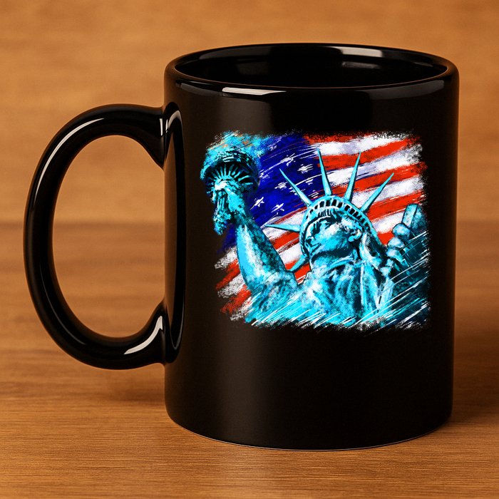 Statue Of Liberty USA 11oz C Handle Ceramic Mug