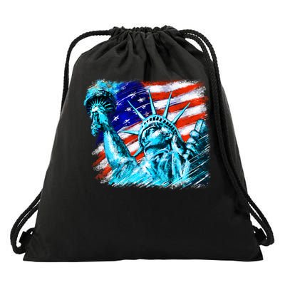 Statue Of Liberty USA Drawstring Bag