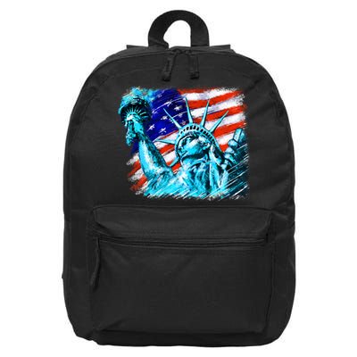 Statue Of Liberty USA 16 in Basic Backpack