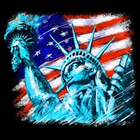 Statue Of Liberty USA 16 in Basic Backpack