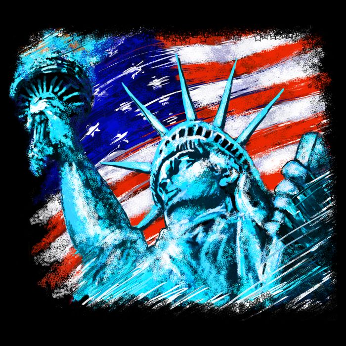 Statue Of Liberty USA 16 in Basic Backpack