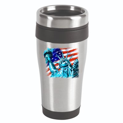 Statue Of Liberty USA 16oz Travel Tumbler
