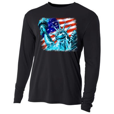 Statue Of Liberty USA Cooling Performance Long Sleeve Crew