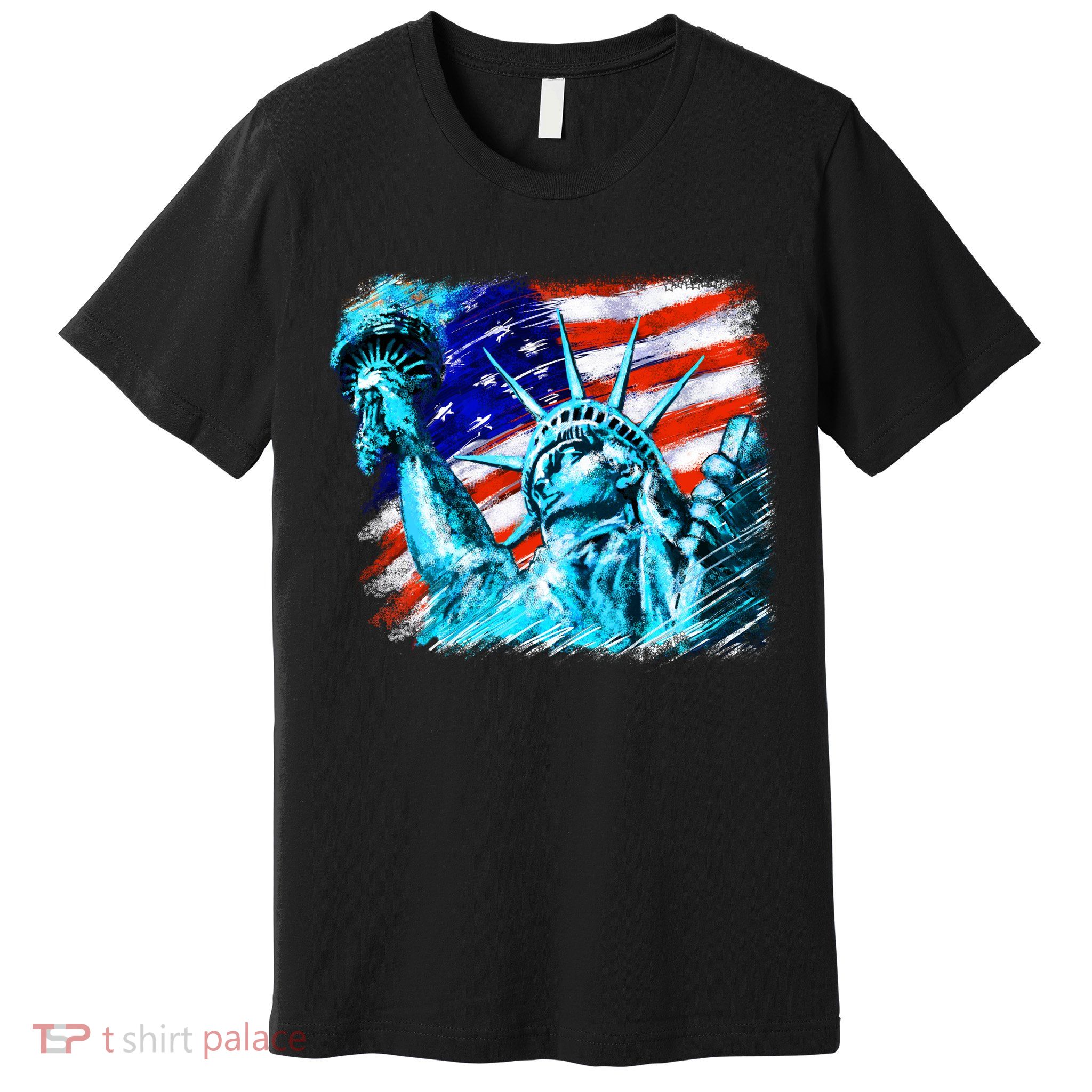 Statue Of Liberty USA Premium T-Shirt