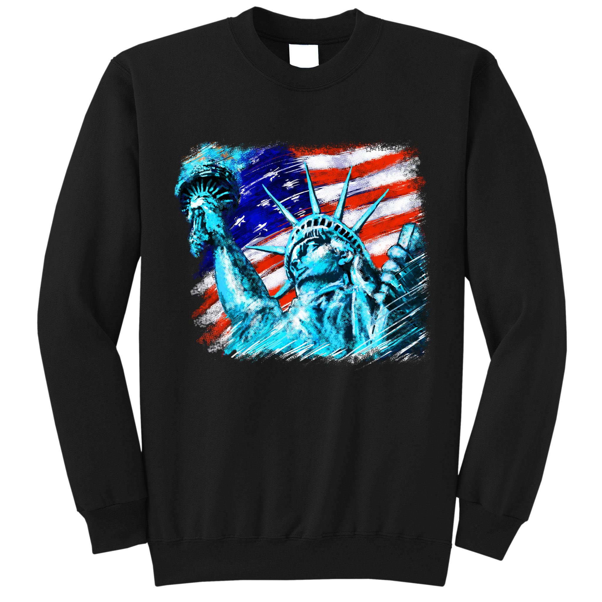 Statue Of Liberty USA Tall Sweatshirt