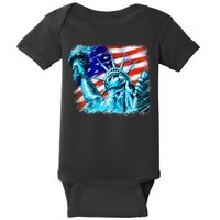 Statue Of Liberty USA Baby Bodysuit