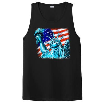 Statue Of Liberty USA PosiCharge Competitor Tank