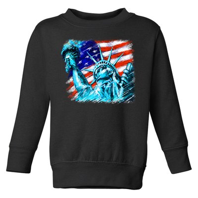 Statue Of Liberty USA Toddler Sweatshirt