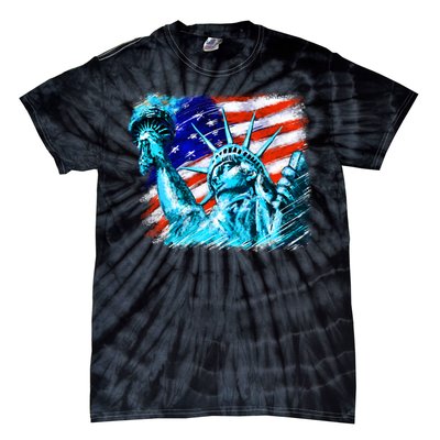 Statue Of Liberty USA Tie-Dye T-Shirt